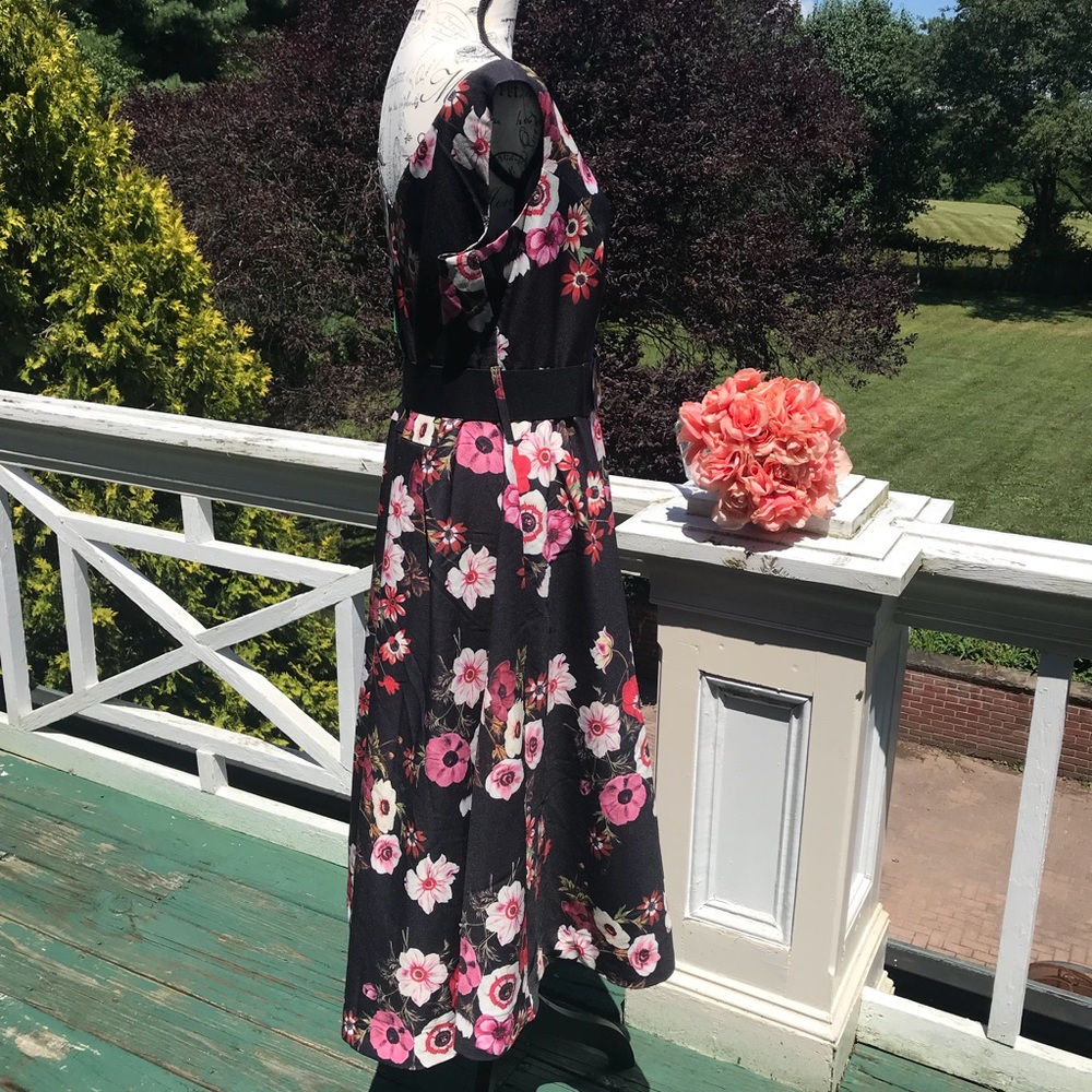 HP  NWOT CITY CHIC Poppy Blossom Dress Sz 16 - Picture 5 of 8